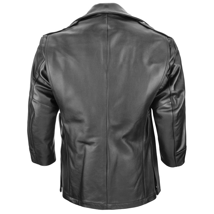 Taylor s Leatherwear NYPD Cowhide Leather Long Jacket Nelson Co